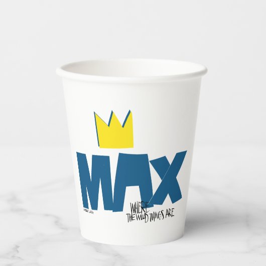 Gobelets En Papier Où sont les choses sauvages | Max et Couronne (Recto)