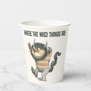 Gobelets En Papier Où sont les choses sauvages   Wild Thing