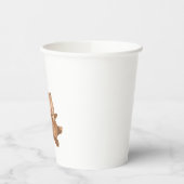 Gobelets En Papier Ours avec 3 Ballons Bleus (Gauche)