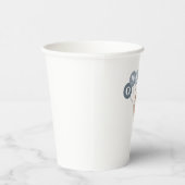 Gobelets En Papier Ours avec 3 Ballons Bleus (Droite)