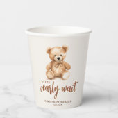 Gobelets En Papier Ours blanc mignon (Recto)