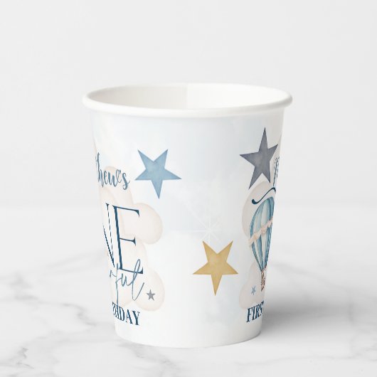 Gobelets En Papier Ours dans un ballon Coupe de papier 236ml (Gauche)