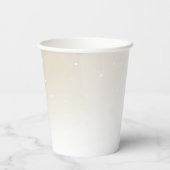 Gobelets En Papier Ours en peluche bleu et tan avec ballons (Verso)