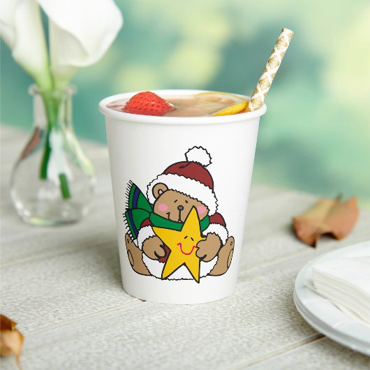 Gobelets En Papier Ours étoile
