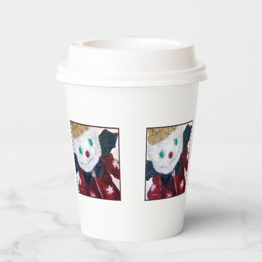 Gobelets En Papier Ours Jingle (Verso)