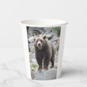 Gobelets En Papier Ours kodiak (Verso)