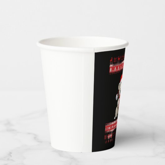 Gobelets En Papier Ours Noël (1) (Droite)