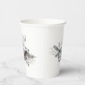 Gobelets En Papier Ours polaire Baby shower d'hiver (Droite)