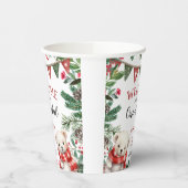 Gobelets En Papier Ours polaire Noël 1er anniversaire (Gauche)