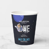 Gobelets En Papier Outer Space Astronaut 1st Birthday (Recto)
