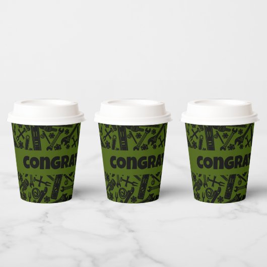 Gobelets En Papier Outils de plomberie, Construction (Multi)