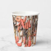 Gobelets En Papier Outils Outil Russe antique Red Man (Gauche)