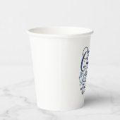 Gobelets En Papier Oy to the World Hanoukka Juif Drôle (Droite)