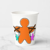 Gobelets En Papier Pain d'épice Marionnette Mastercard Caractères de (Recto)