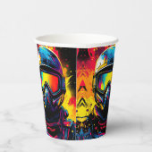 Gobelets En Papier Paintball Anniversaire fête personnalisée (Droite)