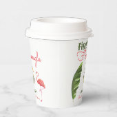 Gobelets En Papier Palm Springs Dernière Flamingle Bachelorette Party (Droite)