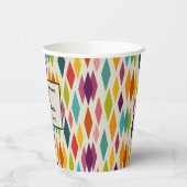 Gobelets En Papier Palm Springs Diamonds Mariage moderne du Moyen-siè (Gauche)