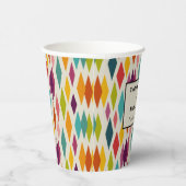 Gobelets En Papier Palm Springs Diamonds Mariage moderne du Moyen-siè (Droite)