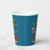 Gobelets En Papier Palmier de Noël tropical (Droite)