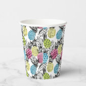 Gobelets En Papier Palmiers à grains d'ananas (Droite)