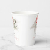 Gobelets En Papier Pampas rose Floral Fête des mariées en herbe Boho (Droite)