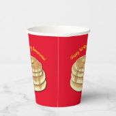 Gobelets En Papier Pancake Anniversaire Fête Flapjack Cute Enfants (Droite)