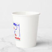 Gobelets En Papier Panique du marché stock (Gauche)