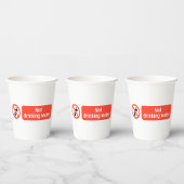 Gobelets En Papier Panneau de sécurité de l'eau potable