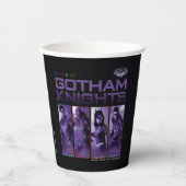 Gobelets En Papier Panneaux de héros Gotham Knights (Recto)
