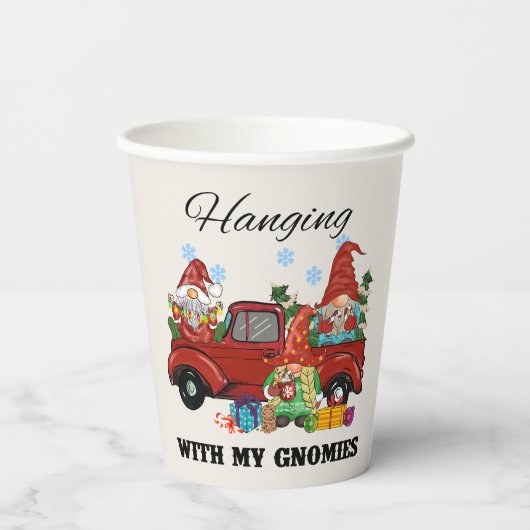 Gobelets En Papier Panser Avec Mes Gnomies - Noël mignon (Verso)