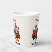 Gobelets En Papier Panser Avec Mes Gnomies - Noël mignon (Gauche)