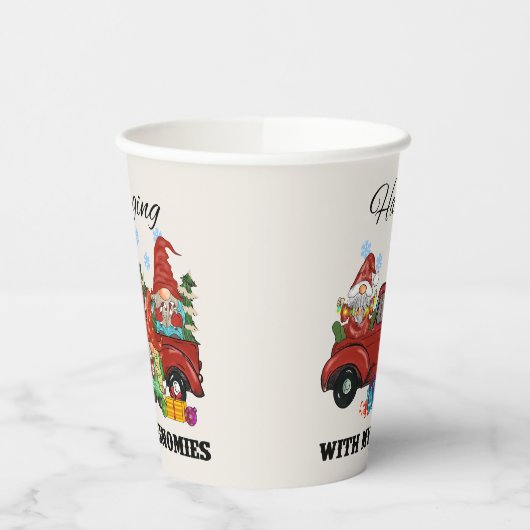 Gobelets En Papier Panser Avec Mes Gnomies - Noël mignon (Gauche)