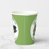 Gobelets En Papier Panthère noire Jaguar dessin animé personnalisé an (Droite)