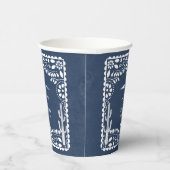 Gobelets En Papier Papel Picado Boda Mexican Rustic Blue Wedding (Droite)