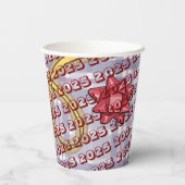Gobelets En Papier Paper Cup 2025 Gold Bows (Verso)