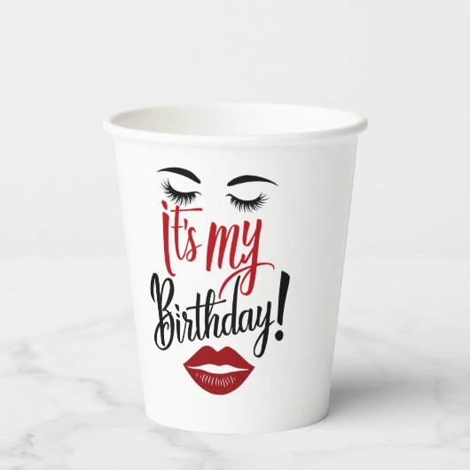Gobelets En Papier Paper Cup - C'est mon anniversaire (Verso)