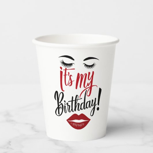 Gobelets En Papier Paper Cup - C'est mon anniversaire (Recto)