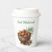 Gobelets En Papier Paper cup-Eid Mubarak Tableware (Verso)