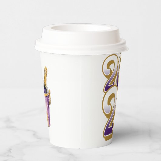 Gobelets En Papier Paper cup-Happy New Year 2026 Tableware Set (Droite)