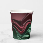 Gobelets En Papier Paper cup in stylish abstract graphic (Verso)