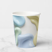 Gobelets En Papier Paper cup in stylish abstract graphic (Verso)