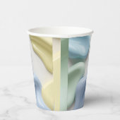 Gobelets En Papier Paper cup in stylish abstract graphic (Droite)