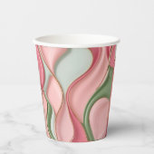 Gobelets En Papier Paper cup in stylish abstract graphic (Recto)