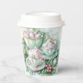 Gobelets En Papier Paper cup-Pink Victorian Christmas (Recto)