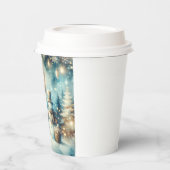 Gobelets En Papier Paper cup-Vintage Christmas Snowman (Gauche)