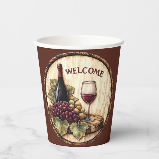 Gobelets En Papier  Paper Cups (Recto)