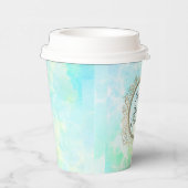 Gobelets En Papier Papier à fleurs Dreamy Pastels Lotus (Droite)