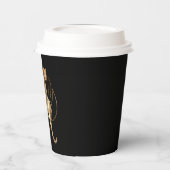 Gobelets En Papier Papier bébé léopard noir (Gauche)