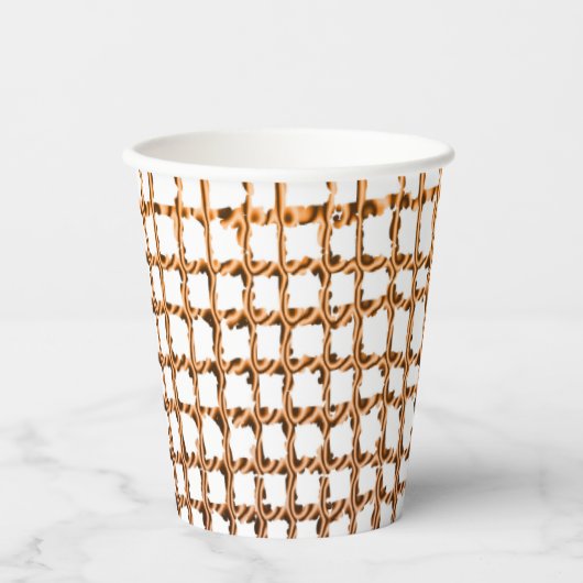 Gobelets En Papier Papier Coupe Beige Net (Recto)