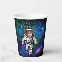 Papier d'anniversaire de l'astronaute